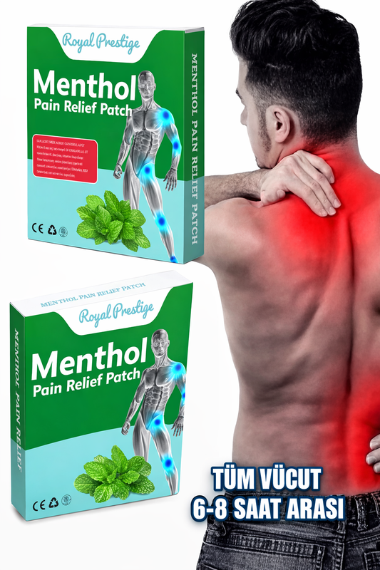 Mentollü Tüm Vücut Ağrı Sızı Bandı 1 Alana 1 Bedava