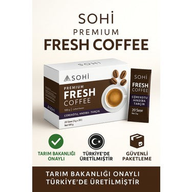 Açlık Avcısı | Gün Boyu Tok Tutan Bitkisel Fit Kahve 1 Alana 1 Bedava (10 Adet)