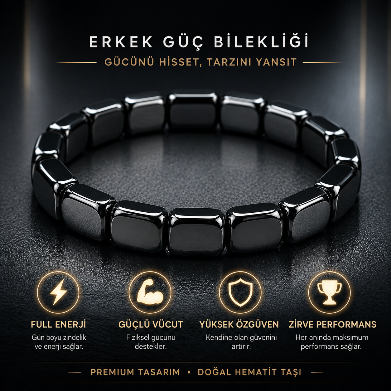 Bantiva  Erkek Güç Bilekliği
